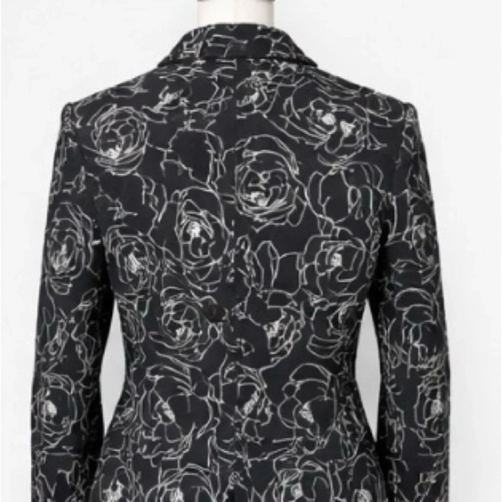 Jones New York Country Embroidered Blazer - 100% Cotton - Picture 4 of 4